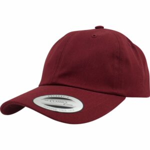 Dad hat baseball strap back (6245CM) - Maroon, One size