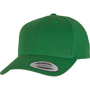 Curved classic snapback (7706)(7706) - Classic Green, One size
