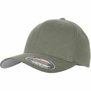 Flexfit brushed twill (6377) - Khaki, S/M