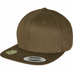Organic cotton snapback (6089OC) - Burnt Olive, One size