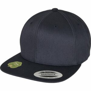 Organic cotton snapback (6089OC) - Dark Navy, One size