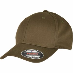 Flexfit organic cotton cap (6277OC) - Burnt Olive, S/M