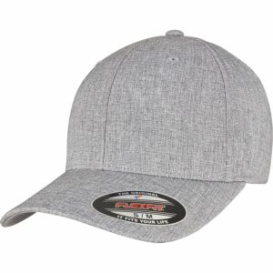 Flexfit heatherlight cap (6350) - Melange Grey, S/M