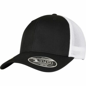 Flexfit 110 recycled cap 2-tone (110RT) - Black White, One size