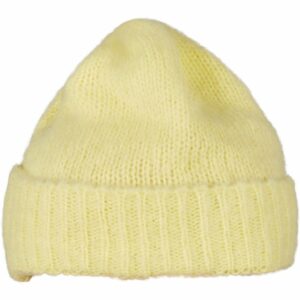 Soft acrylic beanie (1503A) - Yellow, One size