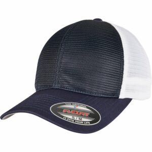 Flexfit 360 omnimesh cap 2-tone (360T) - Navy/White, S/M