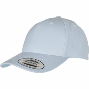YP classics 5-panel premium curved visor snapback cap (5789M) - Ballad Blue, One size
