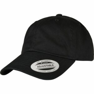Eco-wash dad cap (6245EC) - Black, One size