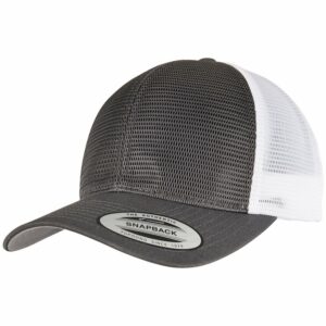 360° omnimesh 2-tone cap (6360T) - Charcoal/White, One size