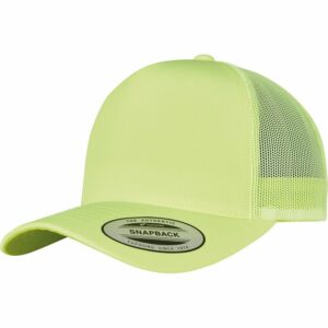Neon retro trucker (6506NT) - Neon Yellow, One size