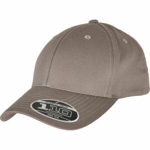 Flexfit 110 curved visor snapback - Grey, One size