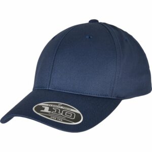 Flexfit 110 curved visor snapback - Navy, One size