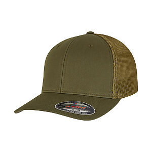 Flexfit mesh trucker - Moss Green, S/M
