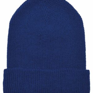 Recycled yarn waffle knit beanie (1505RY) - Royal* Blue, One size
