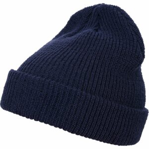 Long knit beanie (1545K) - Navy, One size