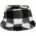 Sherpa check bucket hat (5003SC)