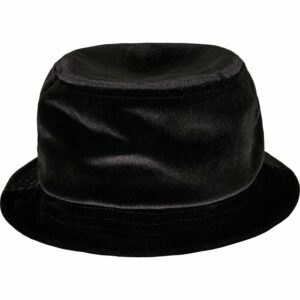 Velvet bucket hat (5003VB) - Black, One size