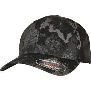 Flexfit Veil Camo™ cap (6277VC) - Poseidon Black, S/M