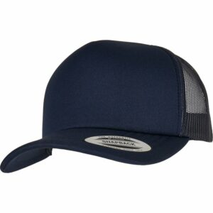 YP Classics® classic curved visor foam trucker cap (6320) - Navy, One size