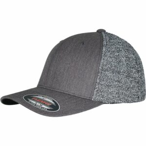 Flexfit trucker melange mesh (6511MM) - Black/Grey Melange, One size