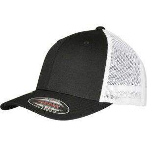 Flexfit trucker recycled mesh (6511RM) - Black White, One size