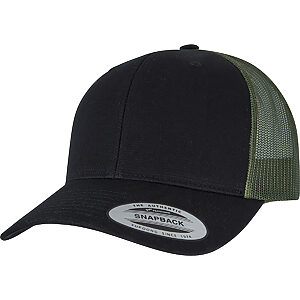 Retro trucker 2-tone (6606T) - Black/Loden, One size