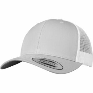 Retro trucker 2-tone (6606T) - Silver/White, One size