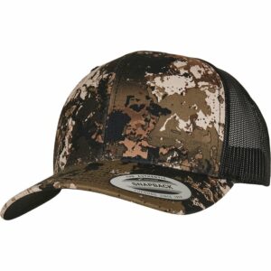 YP Classics® Veil Camo™ retro trucker cap (6606VC) - Wideland, One size