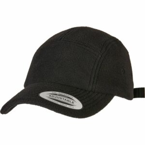 Polar fleece jockey cap (7005PF) - Black, One size