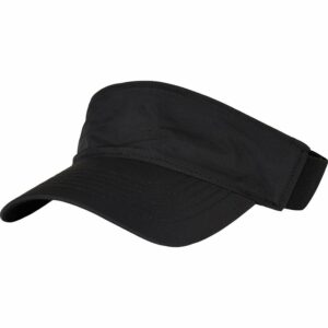 Performance visor cap (8888PV) - Black, One size