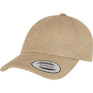 Flexfit Dad jute cap (9303) - Nature, One size